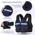 Adjustable Weighted Vest for Men - 2-40 lbs