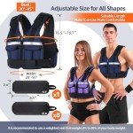Adjustable Weighted Vest for Men - 2-40 lbs