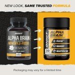 Alpha Brain Nootropic Supplements for Focus & Clarity