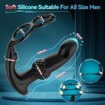 BEISAR Prostate Massager with Remote Control Vibrator