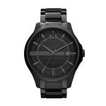 A|X ARMANI EXCHANGE Men's Black Steel Watch