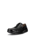 ECCO Men's Classic Black Driving Loafers, Size 10-10.5