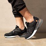 FitVille Extra Wide Sneakers for Men - Black