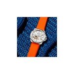 Bulova Men's Marine Star Automatic Watch, Orange Strap