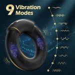Luxonia Vibrating Heating Cock Ring for Men