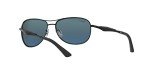 Ray-Ban RB3519 Matte Black Aviator Sunglasses