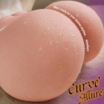 Realistic Male Masturbator with Dual Entry Holes