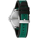 Bulova Men's Marine Star Green Strap Watch