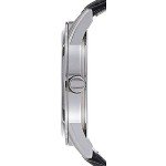 Citizen Quartz Men's Watch with Leather Strap - Black