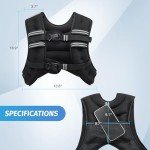 ZELUS Adjustable Weighted Vest for Workout and Fitness