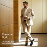 Bruno Marc Men's Black Slip-On Dress Loafers