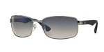 Ray-Ban RB3478 Gunmetal Rectangular Sunglasses