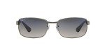 Ray-Ban RB3478 Gunmetal Rectangular Sunglasses