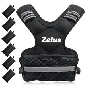 ZELUS Adjustable Weighted Vest for Home Workouts