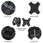 APEXUP Reflective Weighted Vest for Workouts