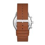 Skagen Men's Holst Chronograph Silver & Brown Watch