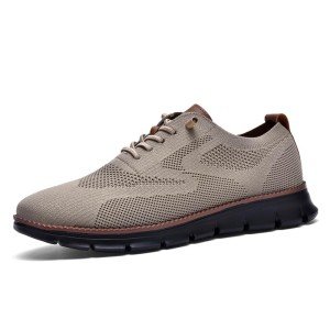 Lightweight Khaki Oxford Shoes for Men
