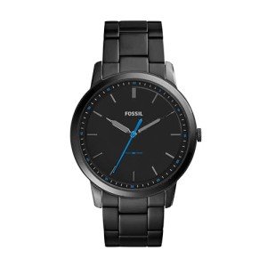 Fossil Men's Black Minimalist Quartz Watch