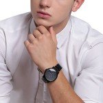 Fossil Men's Black Minimalist Quartz Watch