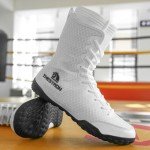 THESTRON Men's High Top Boxing Training Shoes
