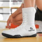 THESTRON Men's High Top Boxing Training Shoes