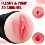 Vibrating Male Masturbator with Realistic Texture
