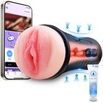 Vibrating Male Masturbator with Realistic Texture