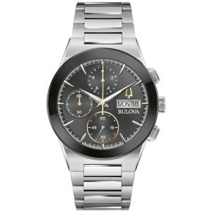 Bulova Men's Modern Millenia Chronograph Stainless Steel Watch