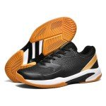 Men's Lightweight Non-Slip Tennis Shoes - Black Gold