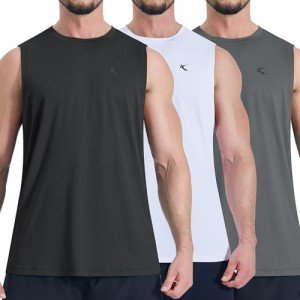 KPSUN Men's Quick Dry Sleeveless Workout Tank Top