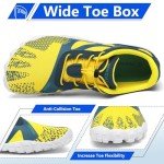 Men's Yellow Minimalist Trail Running Sneakers Size 12.5