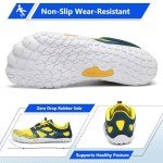 Men's Yellow Minimalist Trail Running Sneakers Size 12.5