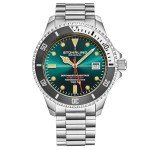 Stuhrling Depthmaster 42mm Teal Diver Watch