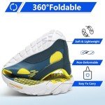 Men's Yellow Minimalist Trail Running Sneakers Size 12.5