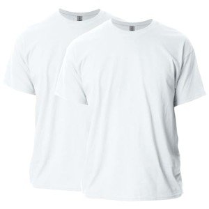 Gildan Men's Ultra Cotton T-Shirt 2-Pack, White