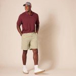 Men's Classic-Fit 9" Chino Shorts - Dark Taupe