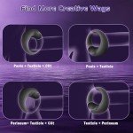 Adjustable Vibrating Cock Ring with Clitoral Stimulator