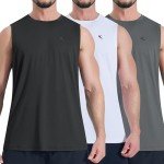 KPSUN Men's Quick Dry Sleeveless Workout Tank Top
