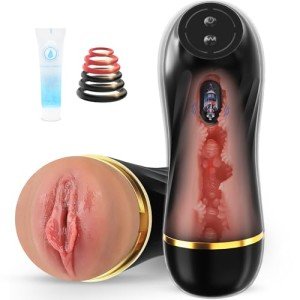 10-Mode Vibrating Male Masturbator for Ultimate Pleasure