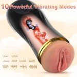 10-Mode Vibrating Male Masturbator for Ultimate Pleasure