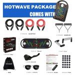 Hotwave 20-in-1 Push Up Board & Resistance Bands