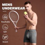 Bamboo Cool Men's Moisture-Wicking Boxer Briefs Multipack