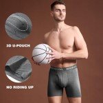 Bamboo Cool Men's Moisture-Wicking Boxer Briefs Multipack