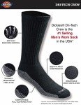 Dickies Men's Moisture Control Crew Socks Multipack