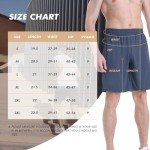 7 Pack Men's Quick-Dry Athletic Shorts with Pockets