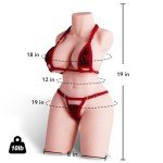 Realistic 10lb Male Sex Doll with Dual Channels