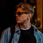 Classic Polarized Sunglasses with Real Glass Lenses