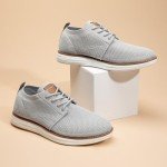 Bruno Marc Men's Lightweight Mesh Sneakers - Grey
