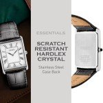 SEIKO Men's Essential White Rectangular Watch