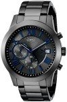 GUESS Gunmetal Chronograph Bracelet Watch for Men